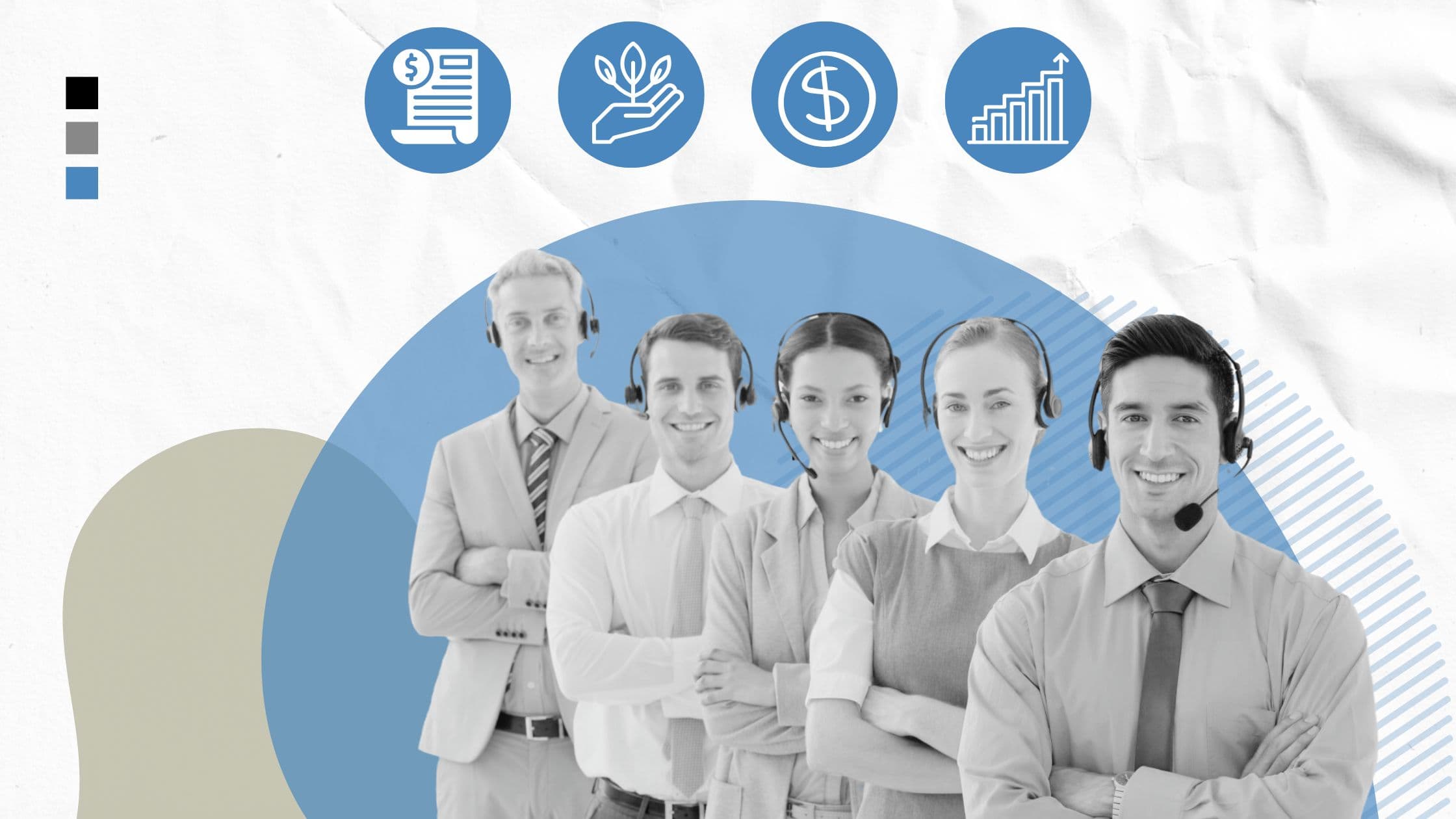 equipo de ventas exitoso