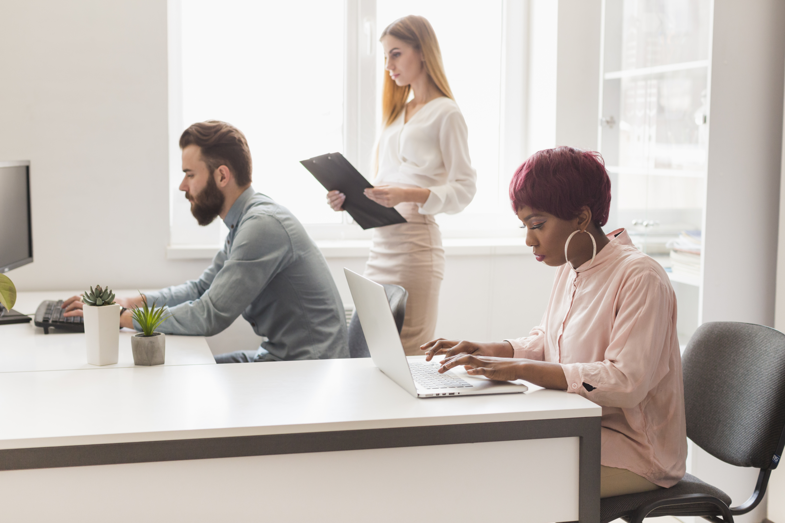 people-working-project-light-office